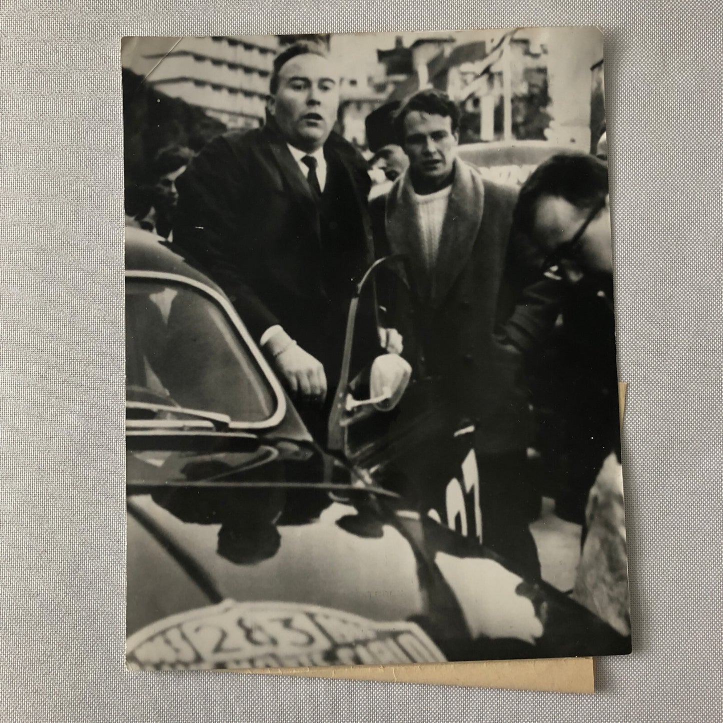 1963 Eric Carlsson Saab Monte Carlo Rallye Rally Driver Press Photo Photograph 