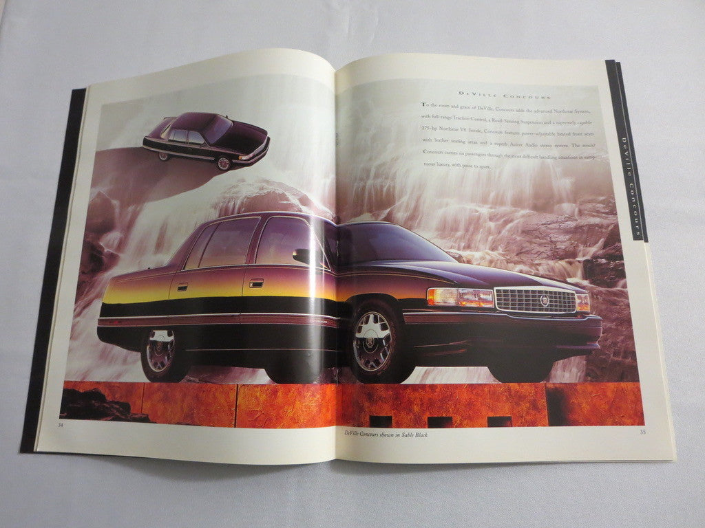 1995 Cadillac Sales Brochure Catalog Eldorado Seville STS Fleetwood +