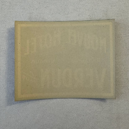 Vintage Hotel Travel Luggage Label Nouvel Hotel Verdun France French