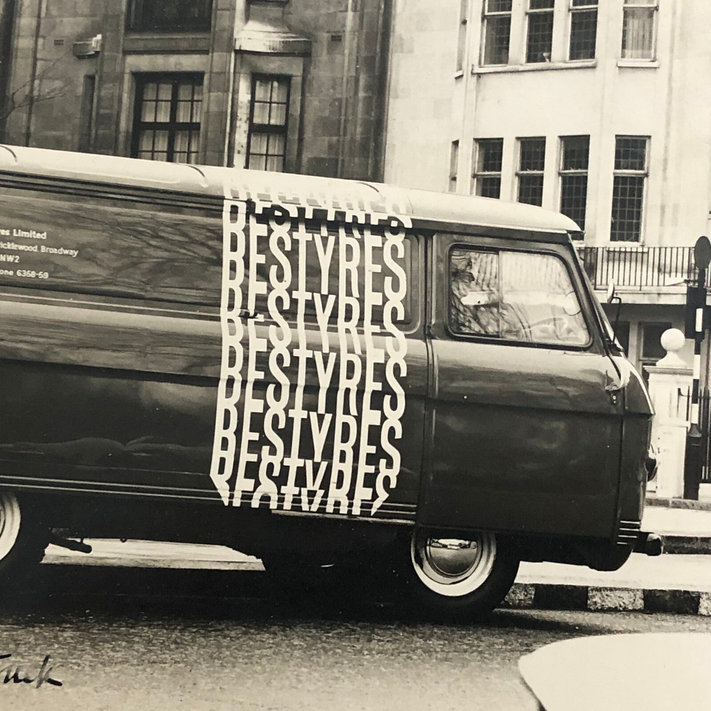Vintage British Van Truck Bestyres Tires Tyres Photo Photograph Print