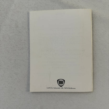 1993 Lancia Thema Technical Data Price List Brochure European German Text
