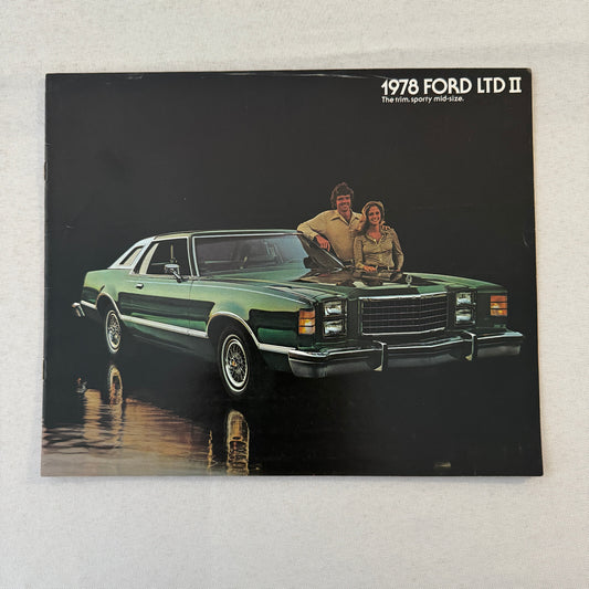 1978 Ford LTD II Car Sales Brochure Catalog Advertising Hardtop Sedan