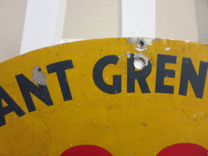 1957 RAC Zuid Brabant Grensrit Rally Rallye Participant Plate Plaque Sign #29