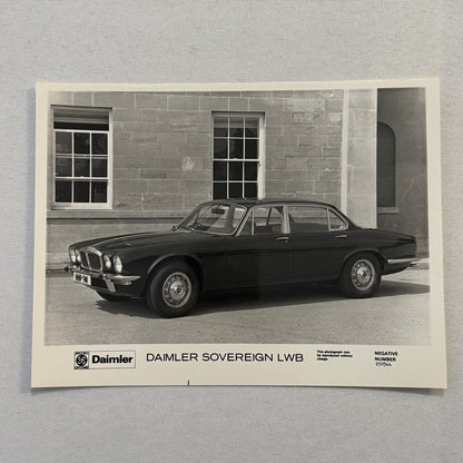 Daimler Sovereign LWB Car Factory Press Photo Photograph Jaguar Sovereign