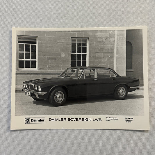 Daimler Sovereign LWB Car Factory Press Photo Photograph Jaguar Sovereign