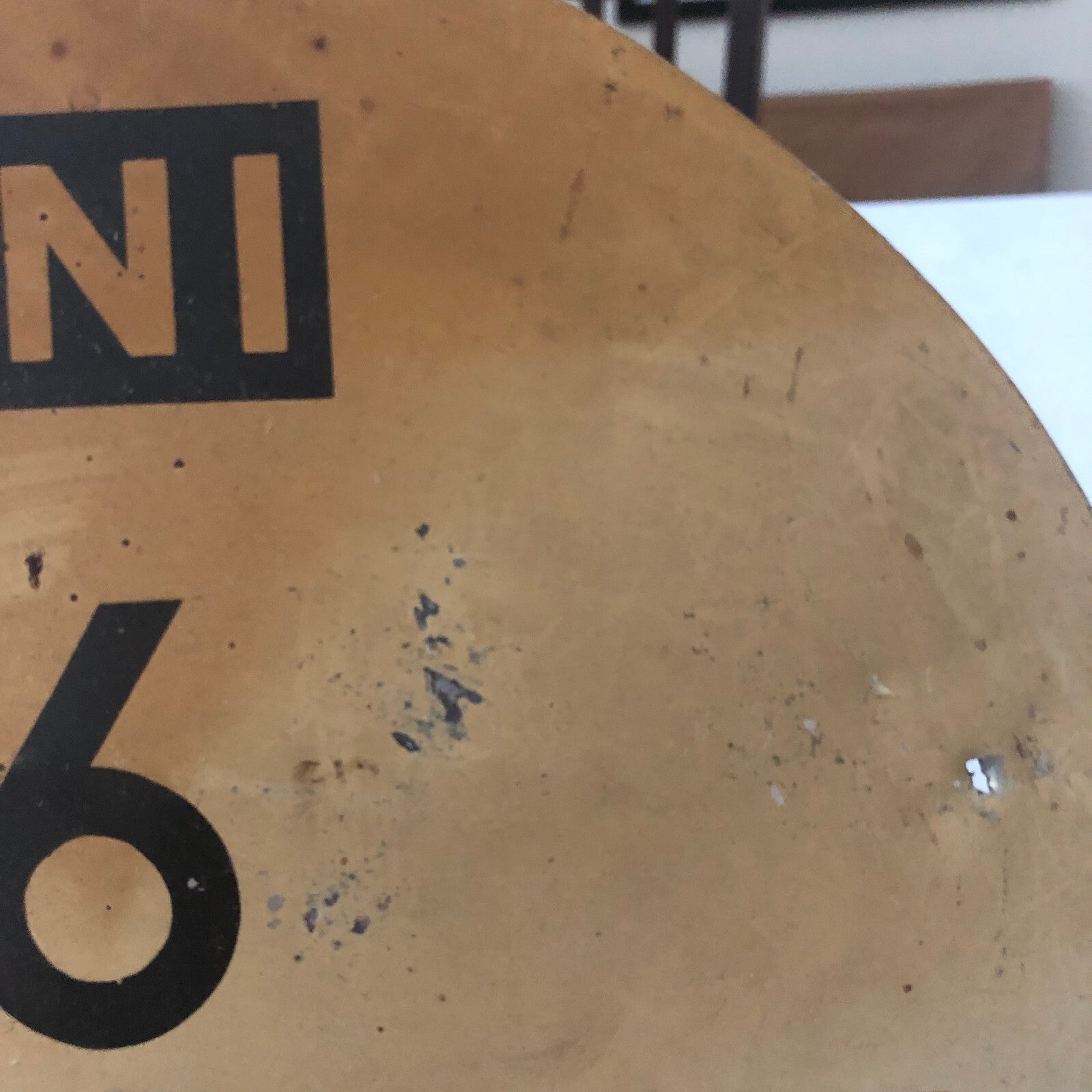 1964 Radio Rallye Car Rally Participant Plate w/ Martini Ad