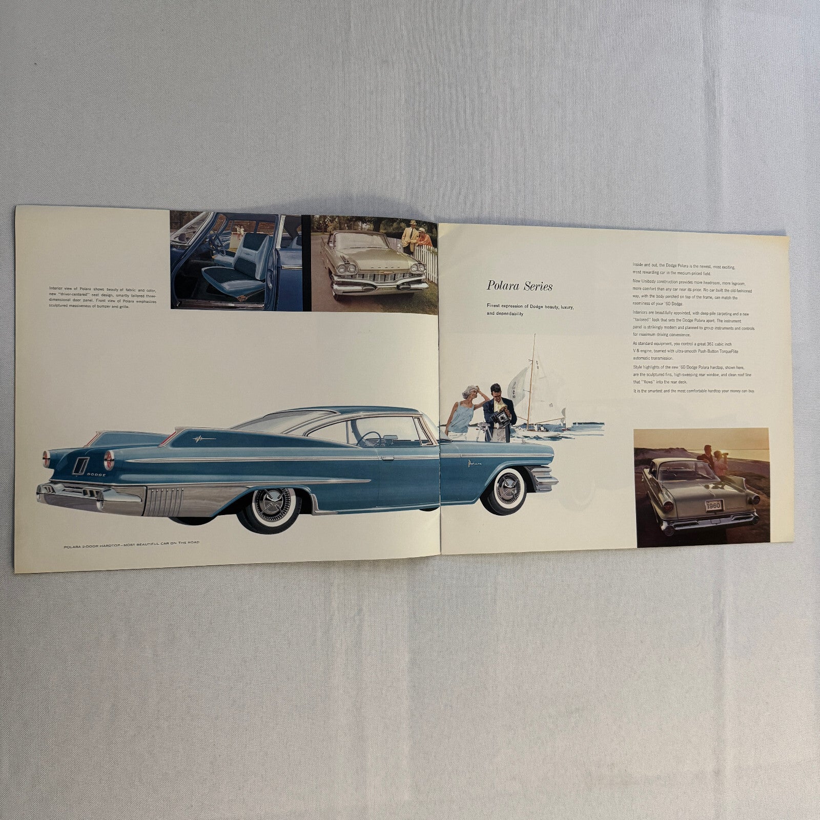 1960 Dodge Polara Series Car Sales Brochure Catalog Wagon Convertible Hardtop