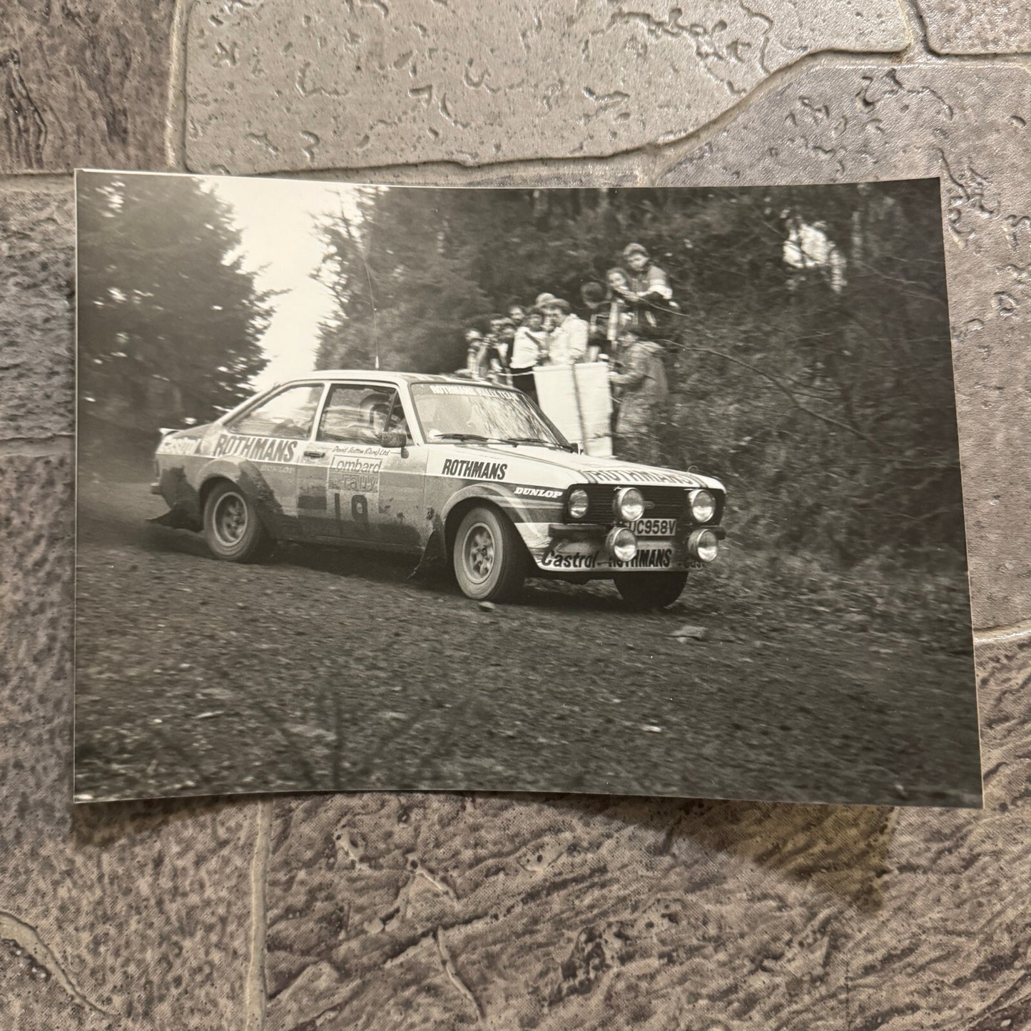 1980 RAC Rally Rallye Car Racing Photo Photograph Vintage Car