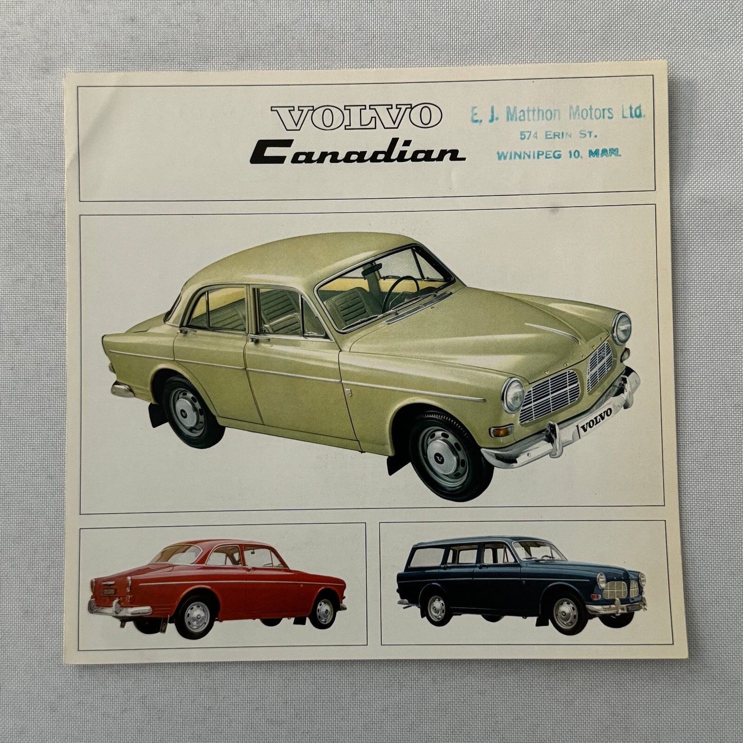 Volvo Canadian Series Car Sales Brochure Catalog Coupe Sedan Station Wagon