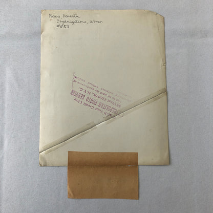 Press Photo Photograph Philadelphia Woman Attends Augusta Georgia Party 1920s