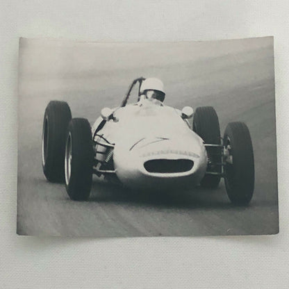 Vintage Racing Photo Photograph Driver Stirling Moss in a Lotus Car
