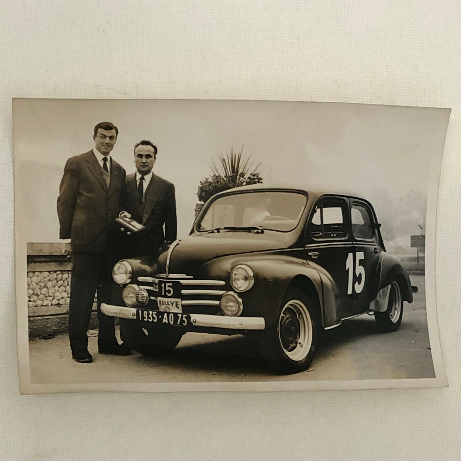 Vintage Renault 4CV Rally Rallye Racing Car Photo Photograph Print Renault 4 CV