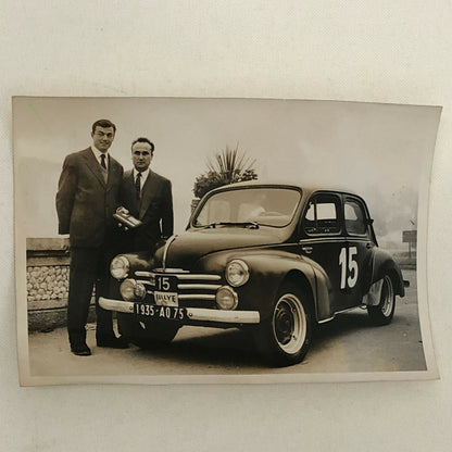Vintage Renault 4CV Rally Rallye Racing Car Photo Photograph Print Renault 4 CV
