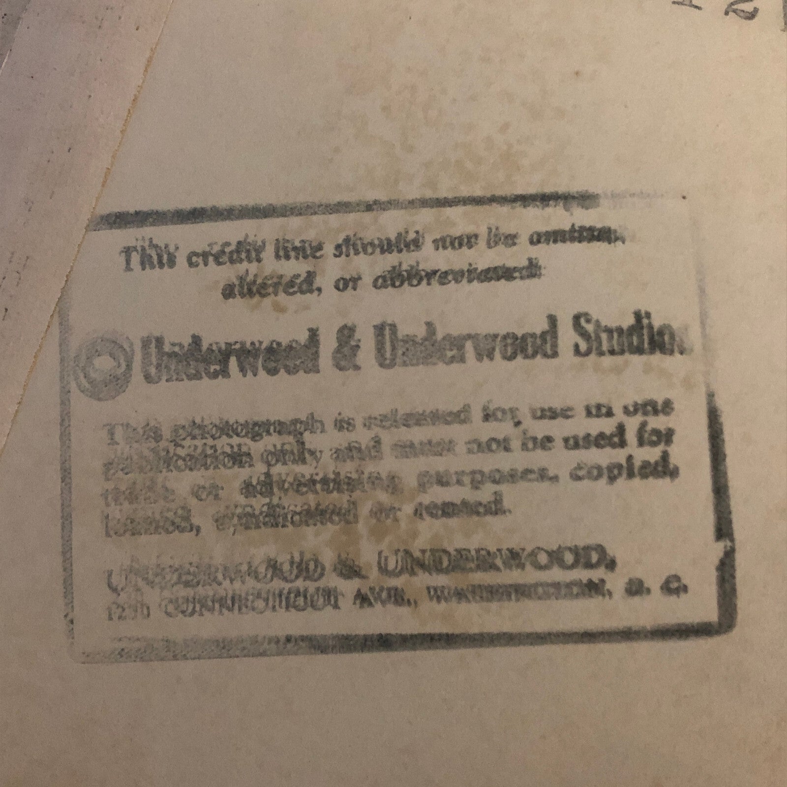 Press Photo Photograph President Franklin Roosevelt Inauguration Parade FDR 1933