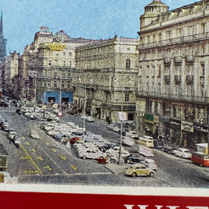 Vintage Hotel Travel Luggage Label Hotel Bristol Wien Vienna Austria