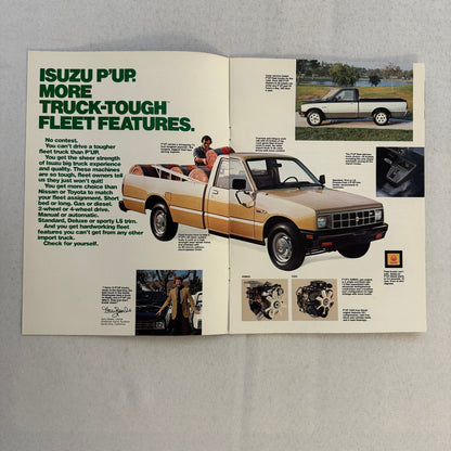 1984 Isuzu Sales Brochure Catalog Trooper II I-Mark P'Up Pickup IMark I Mark Pup