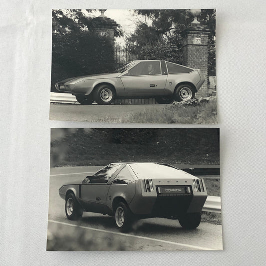 Vintage Ford Corrida Ghia Concept Car Photo Photograph Print Lot of 2