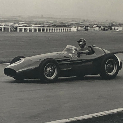 Juan Manuel Fangio 1957 British Grand Prix Maserati 250F Racing Photo Photograph