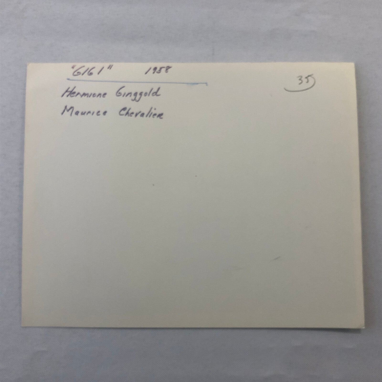 Gigi Movie Film Hermione Ginggold Maurice Chevalier Photo Photograph Print