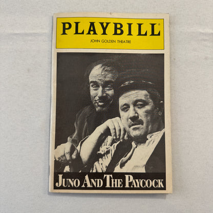 Juno and the Paycock Cast Signed Playbill 1988 Autographed Maureen Potter +