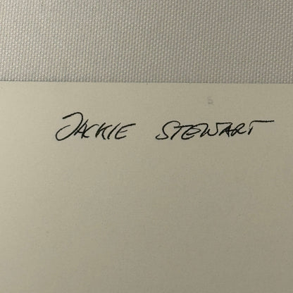 Vintage Racing Photo 1971 German Grand Prix Race Jackie Stewart Motorsport