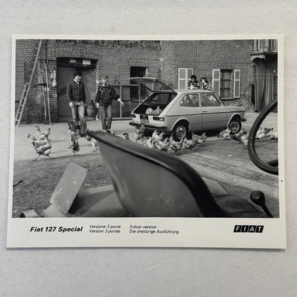 Fiat 127 Special Car Factory Press Photo Photograph Print Vintage 3 Door 1976