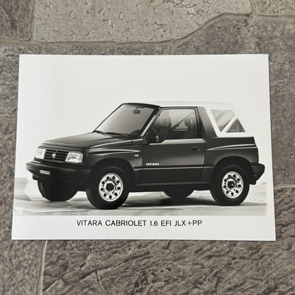 Suzuki Vitara Cabriolet Factory Press Photo Photograph Suzuki Sidekick