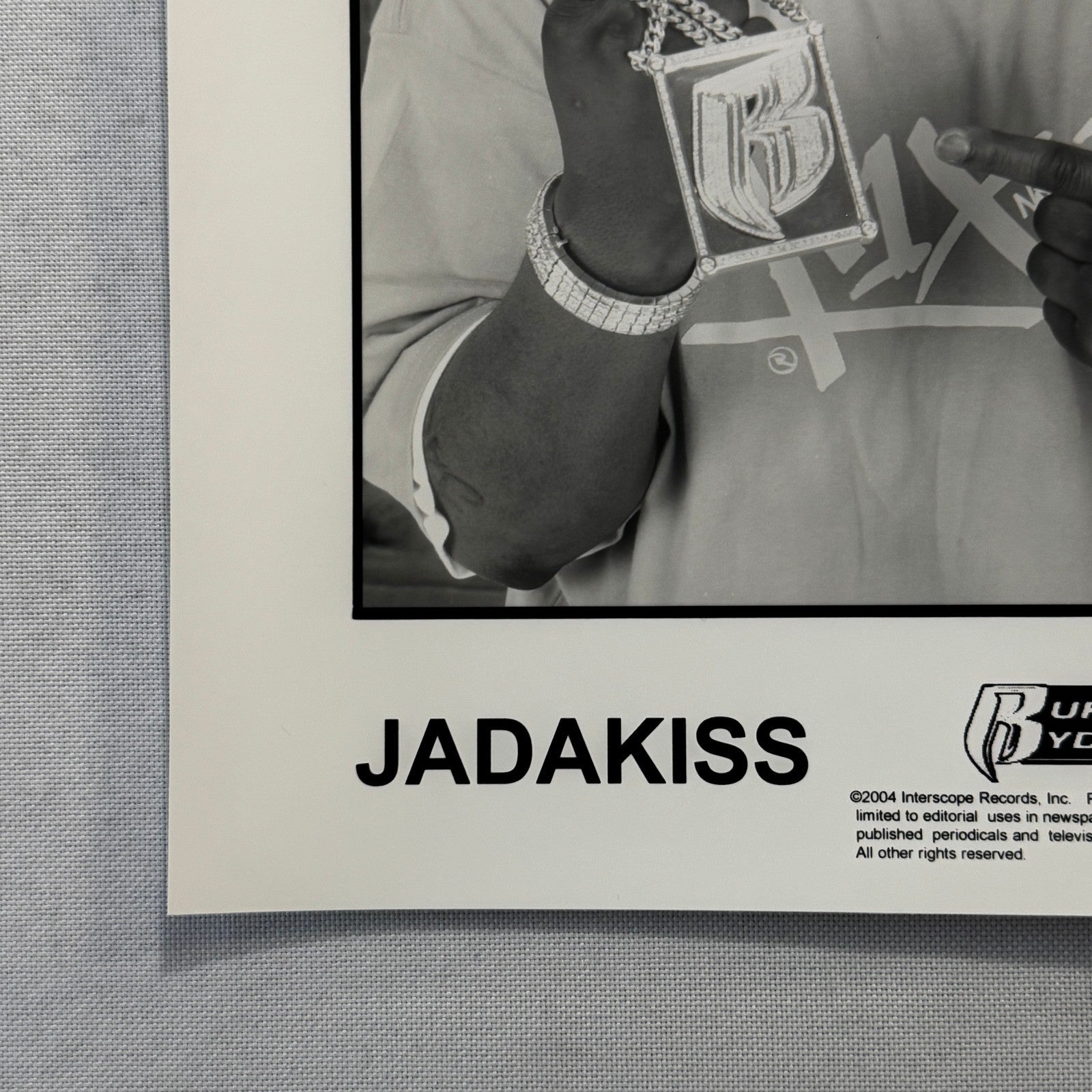 Ruff Ryders Jadakiss Music Publicity Press Photo Photograph Rap Rapper Hip Hop