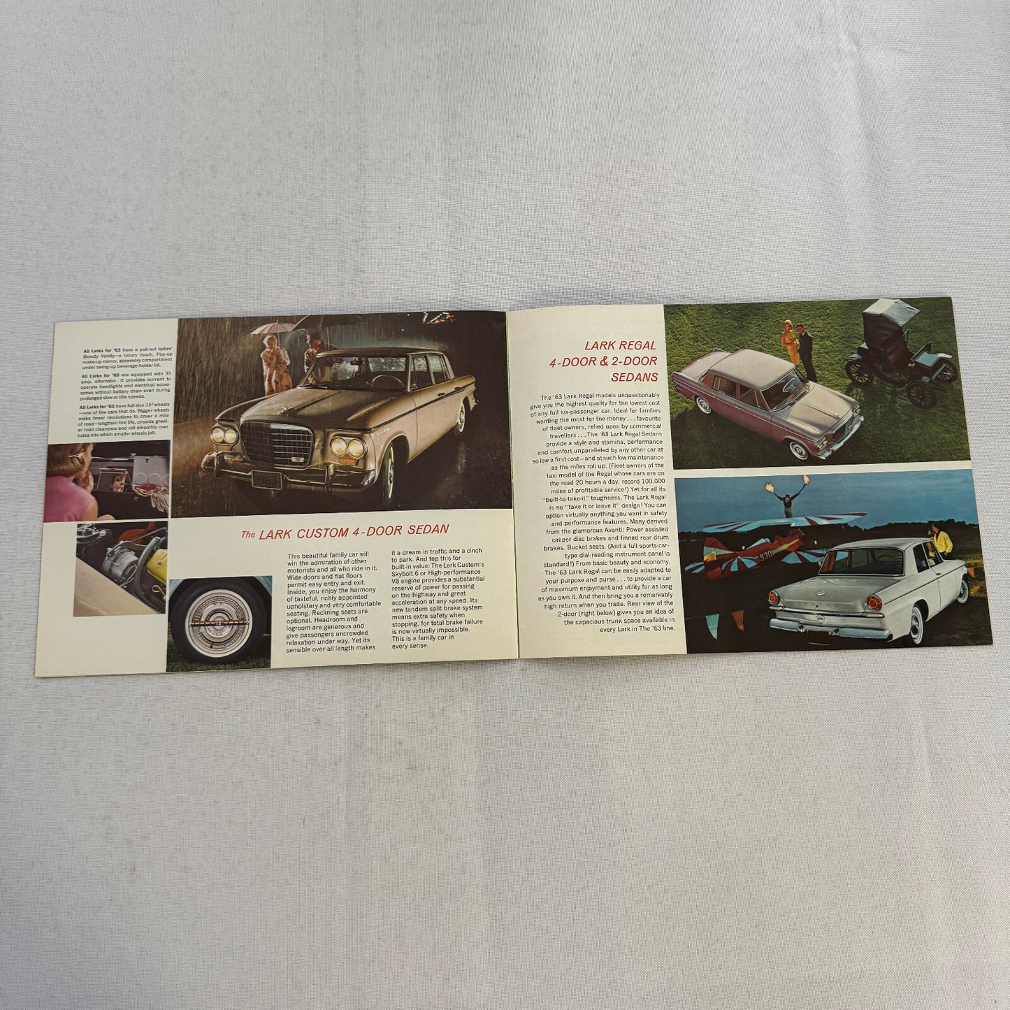 1963 Studebaker Car Sales Brochure Catalog Gran Turismo Hawk Lark Avanti Wagon