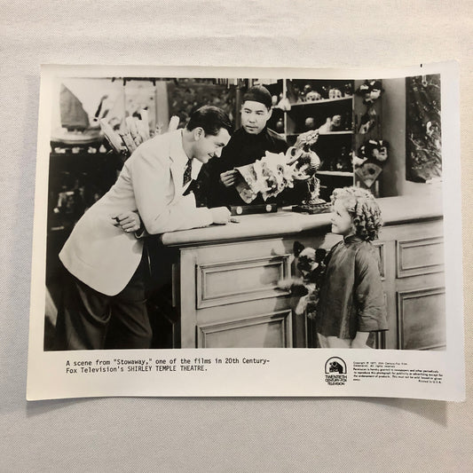 Shirley Temple Stowaway 20th Century Fox 1977 Press Photo Photograph Movie Film