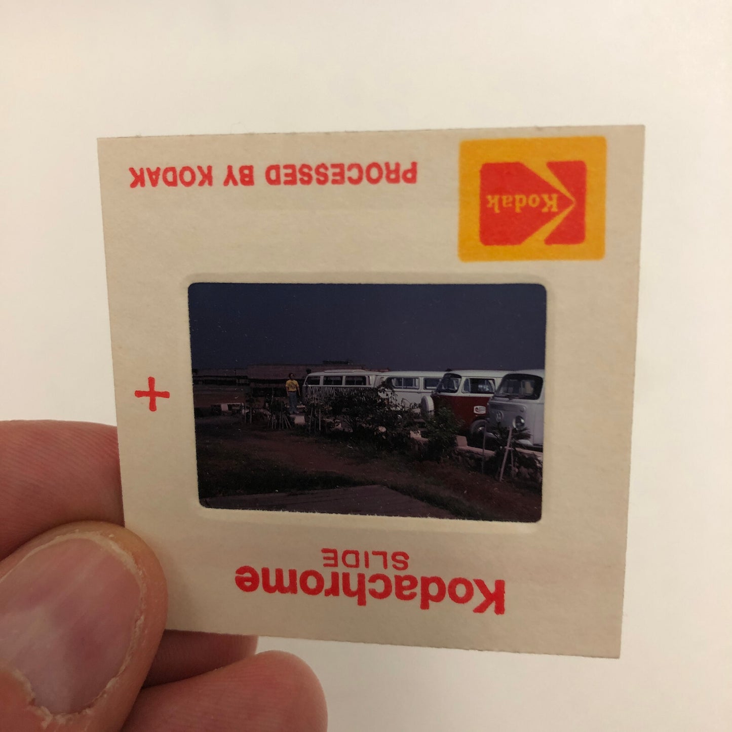 35MM Slide Photo Volkswagen VW Van Bus Vintage 