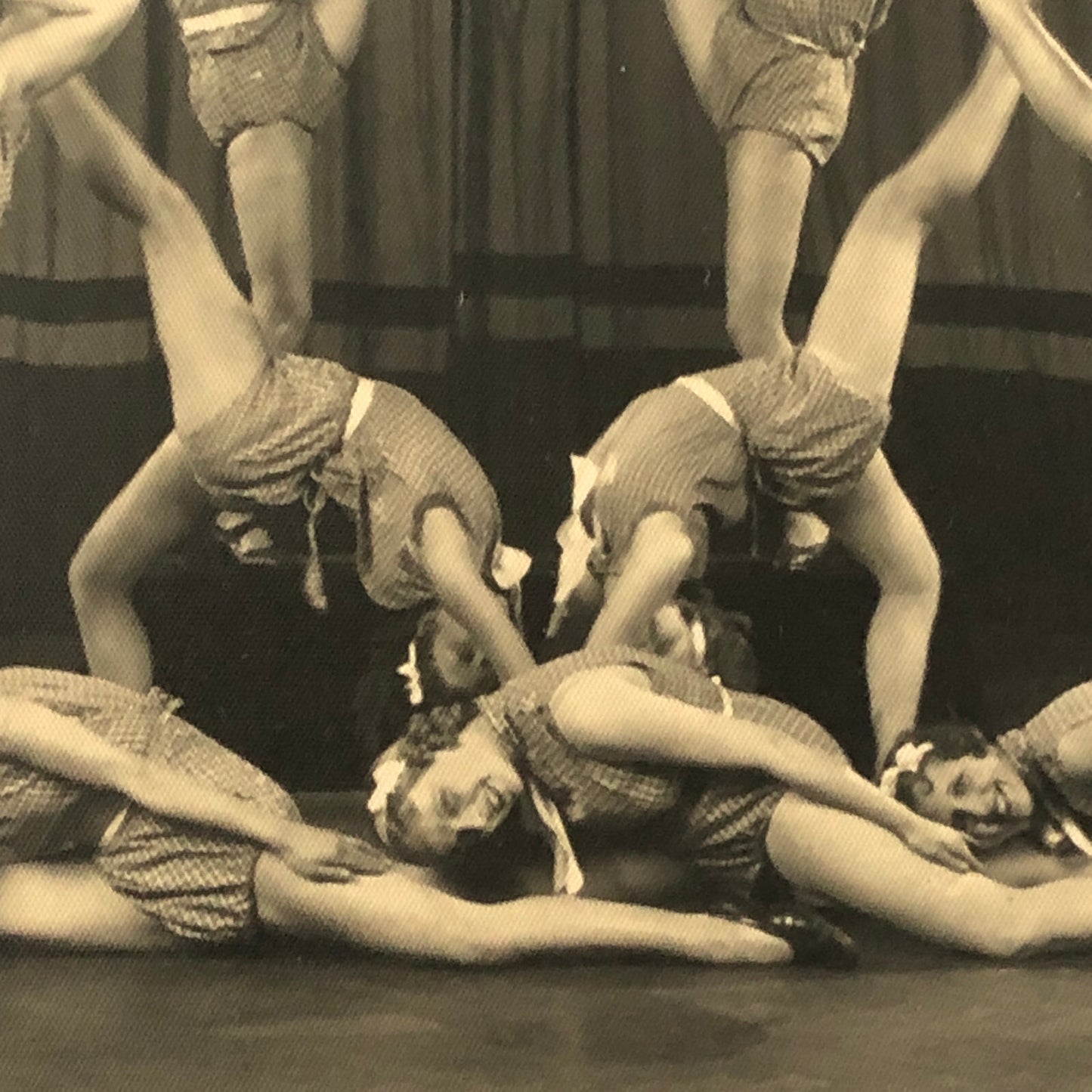 Dance Troupe Dancer Dancing Circus Photo Photograph Vintage Frances MacKenzie