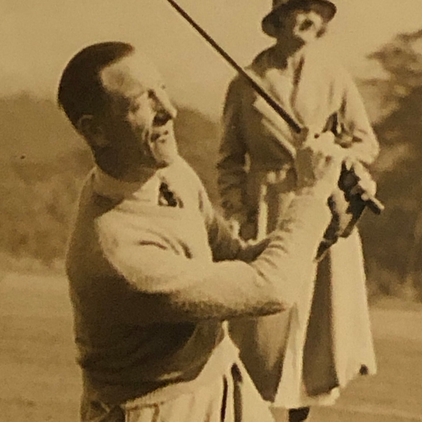 Press Photo Photograph Golf Golfer Tournament Moor Park D.C. Jones + 1932