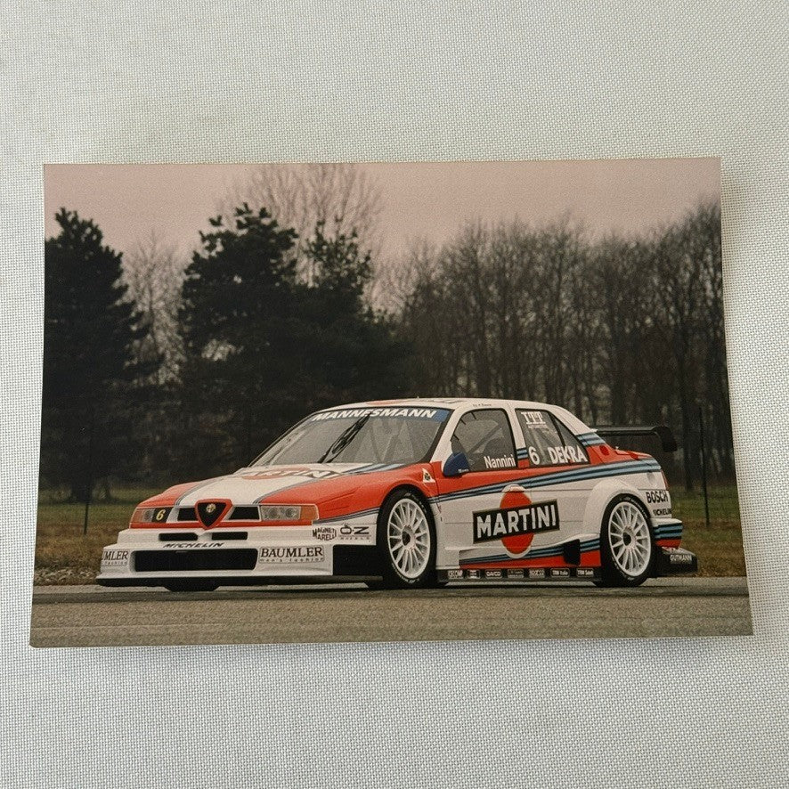 1996 Alfa Romeo 155 V6 ITC Racing Press Kit Brochure Photos Martini FRENCH