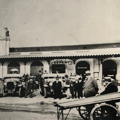 Vintage Car Automobile Photo Photograph Print - Rally Start ? Modern Era Print 