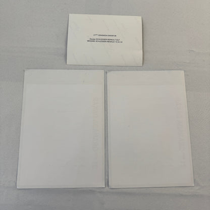 Granada Dakar Rally Renault ELF Team Jean Louis Schlesser 1999 Presss Kit