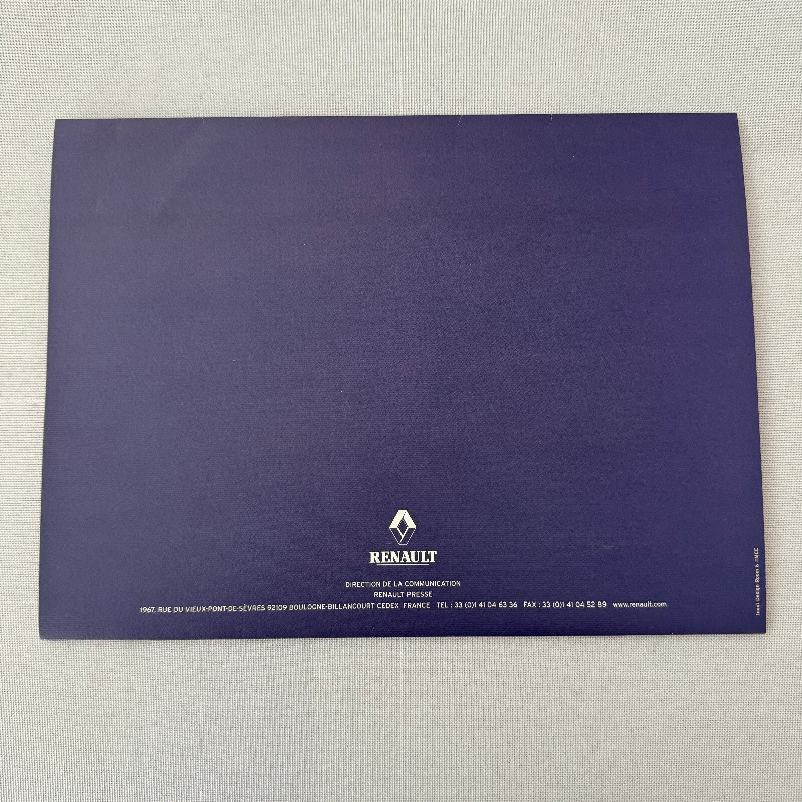 2000 Renault Next Factory Brochure Magazine German Text Concept Cars Thema