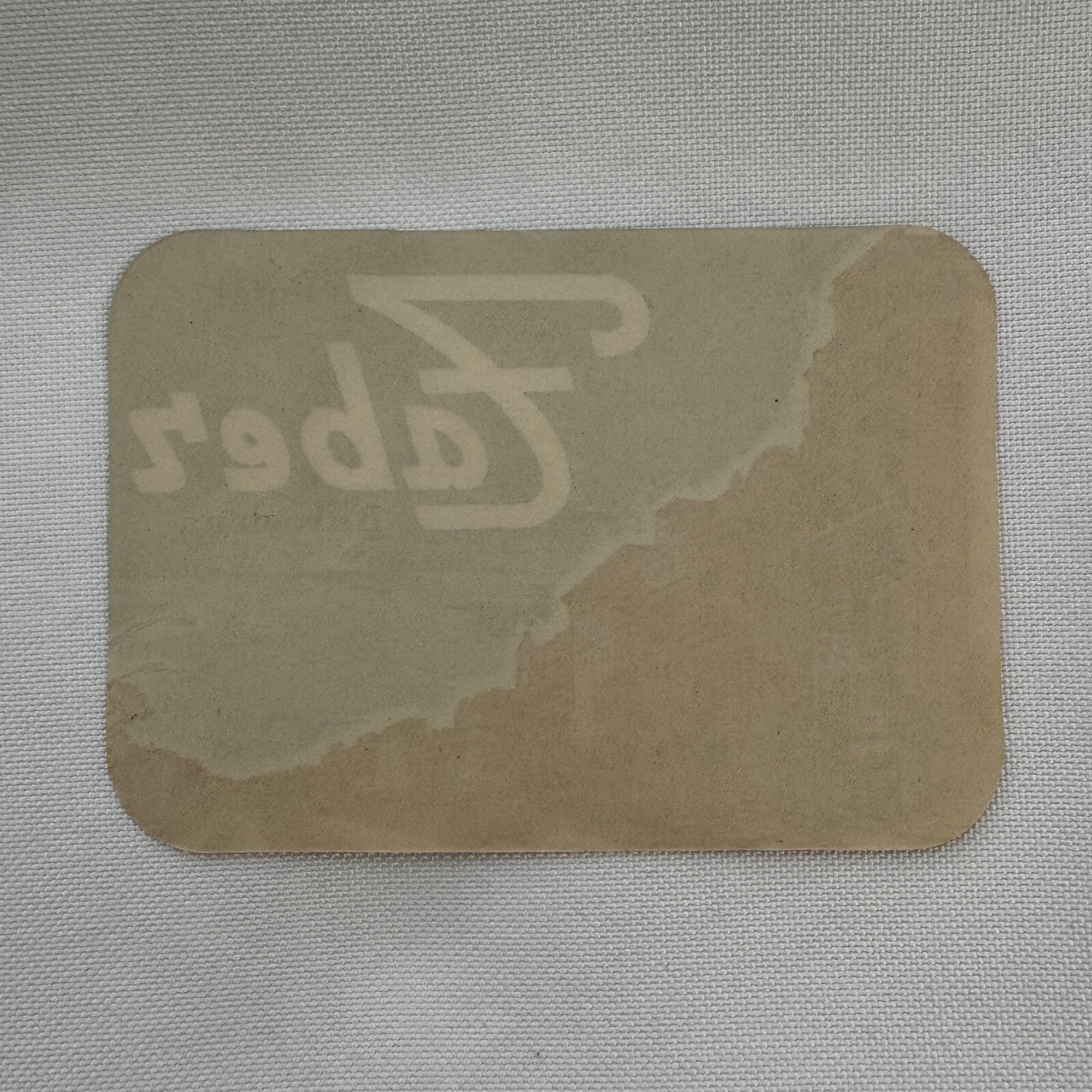 Vintage Travel Luggage Label Hotel Faber Barcelona Spain