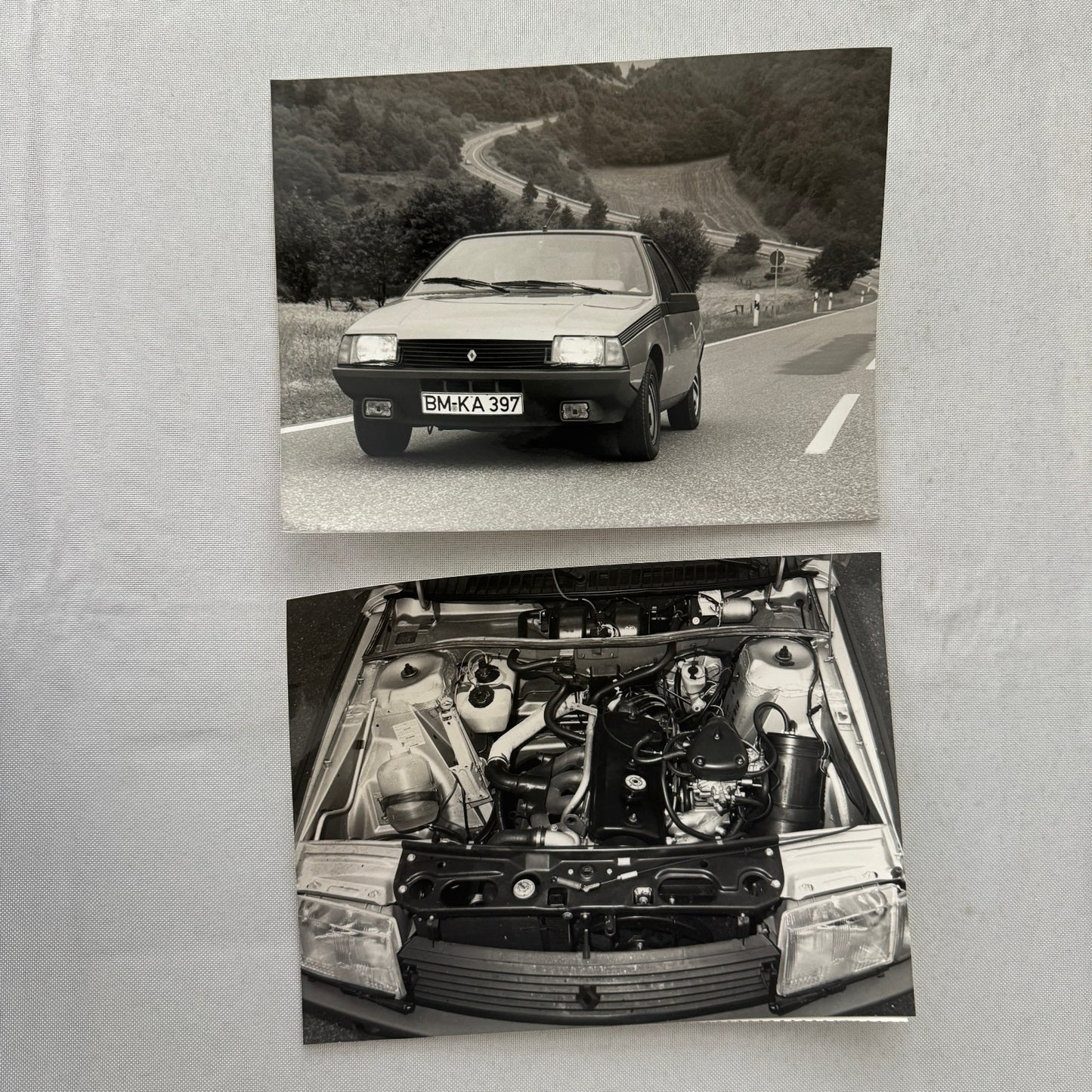 Renault Fuego Vintage Press Kit Brochure Photos 1980 GERMAN Text