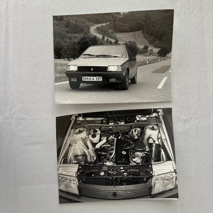 Renault Fuego Vintage Press Kit Brochure Photos 1980 GERMAN Text