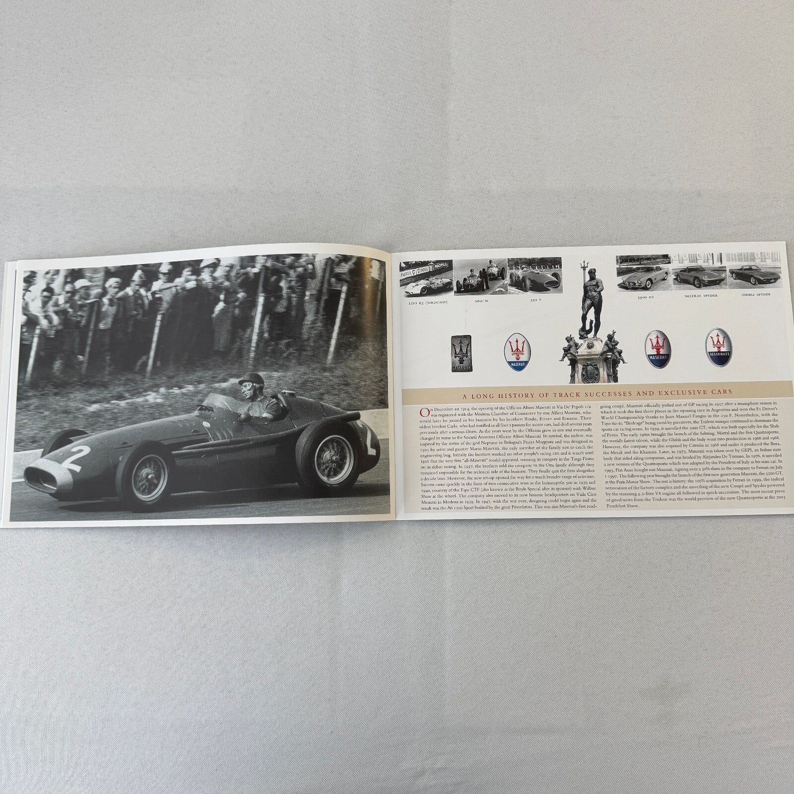 2014 Maserati Press Kit Brochure CD Quattroporte Coupe GT Spyder MC12 +