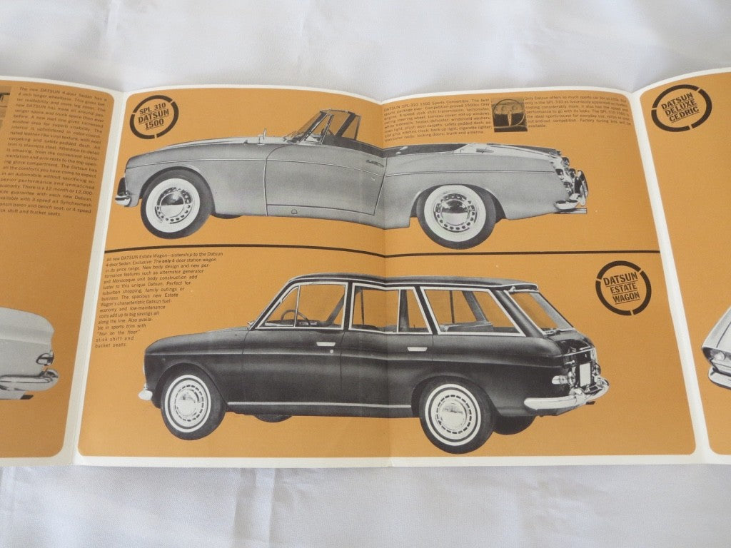 1965 ? Datsun Sales Brochure Catalog SPL 310 1500 Cedric Sedan +