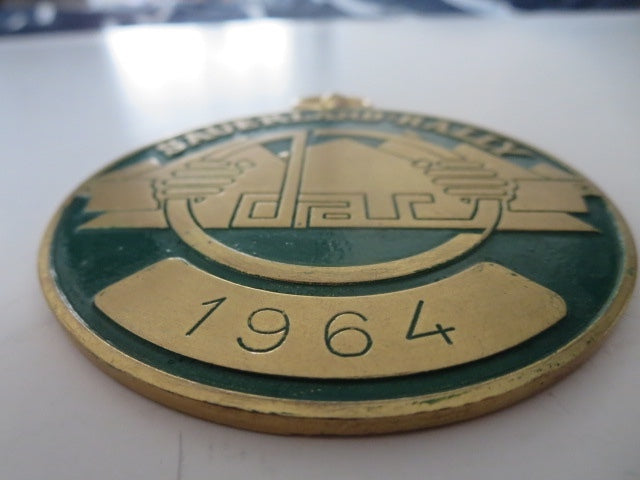 1964 Sauerland Rally Car Club Rally Badge Emblem Vintage European Piece