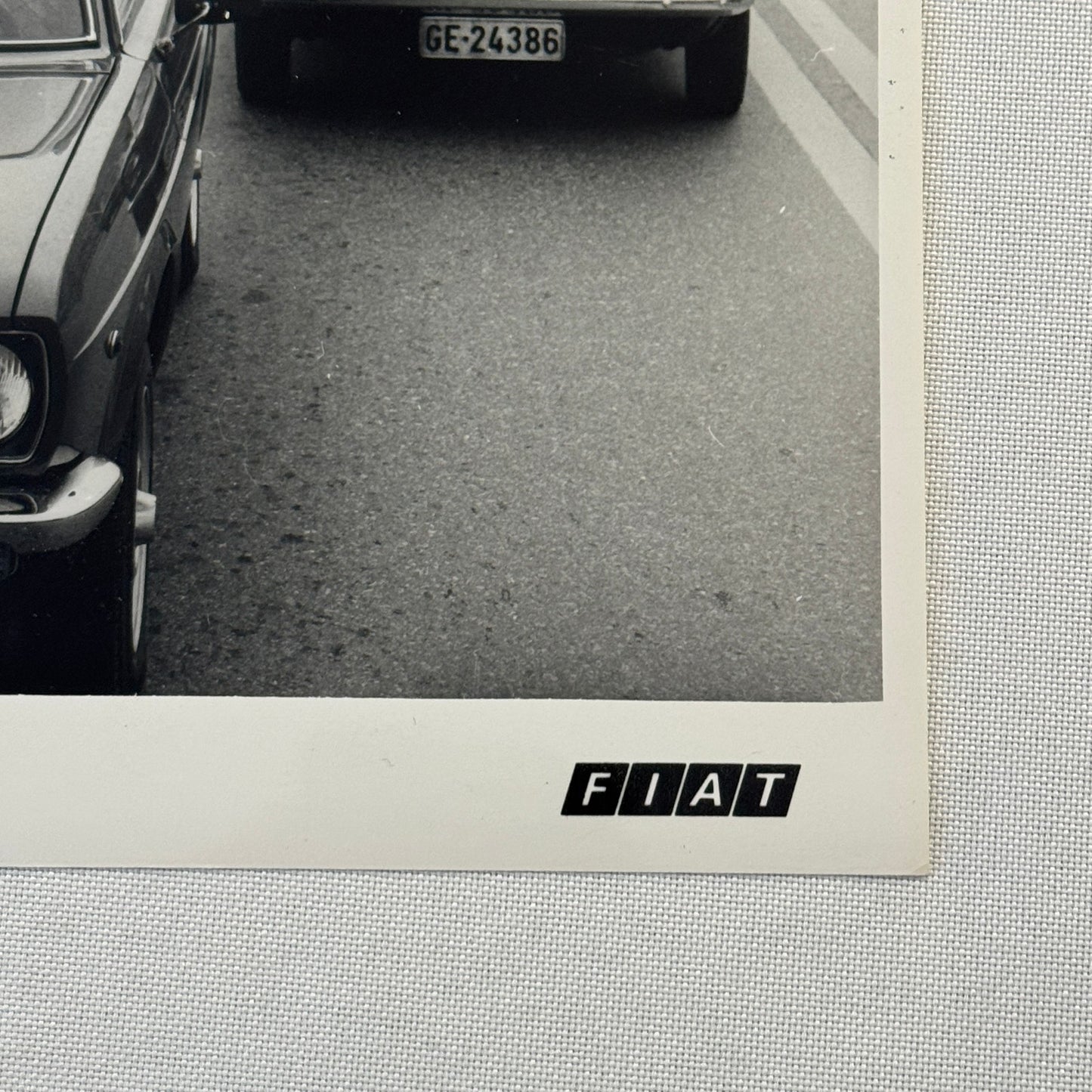 Fiat Car Factory Press Photo Photograph Print Vintage