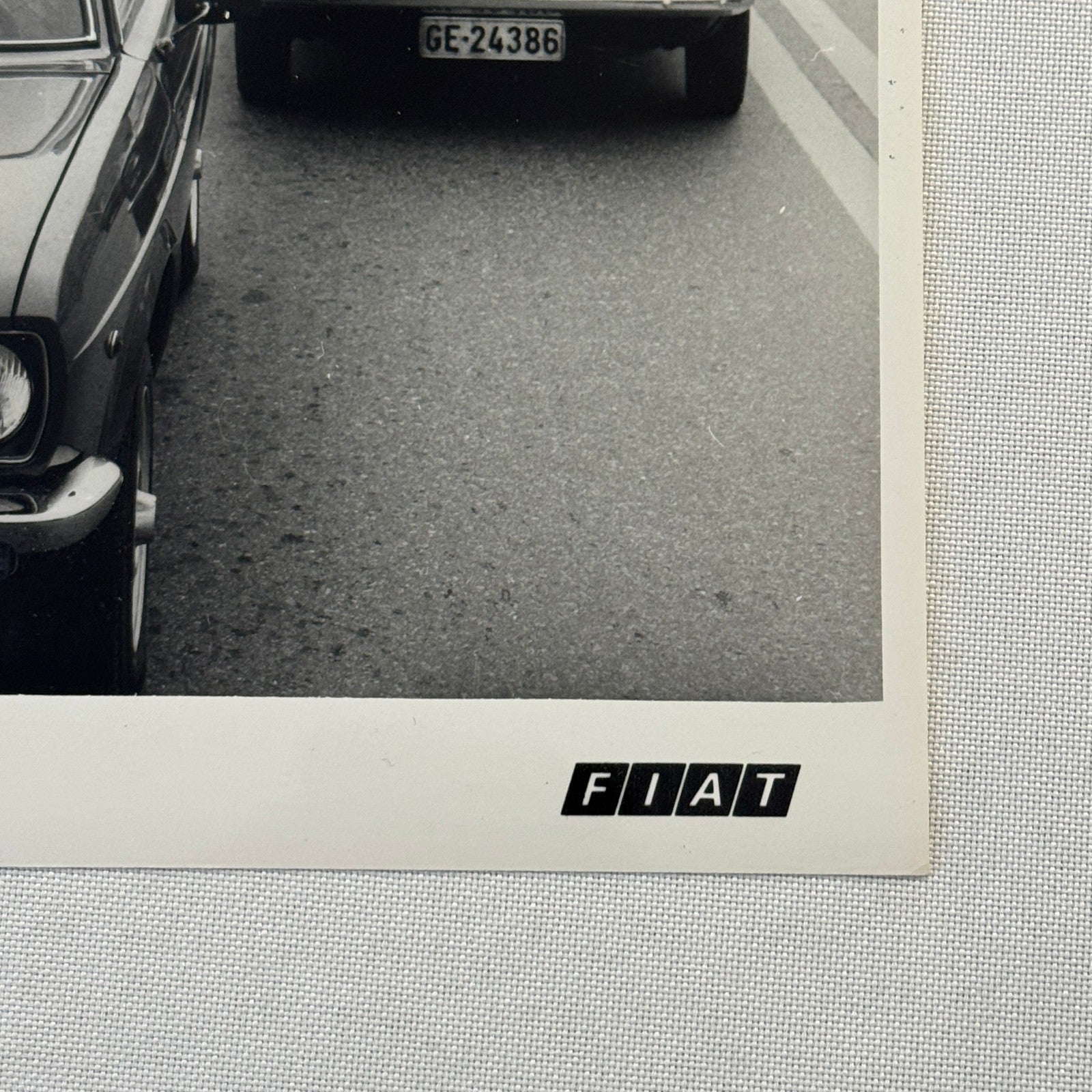 Fiat Car Factory Press Photo Photograph Print Vintage