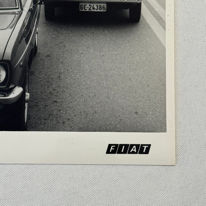Fiat Car Factory Press Photo Photograph Print Vintage