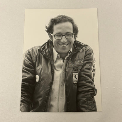 Vintage Racing Photo Ferrari Engineer Mauro Forghieri 1972 German Grand Prix