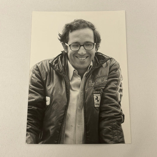Vintage Racing Photo Ferrari Engineer Mauro Forghieri 1972 German Grand Prix