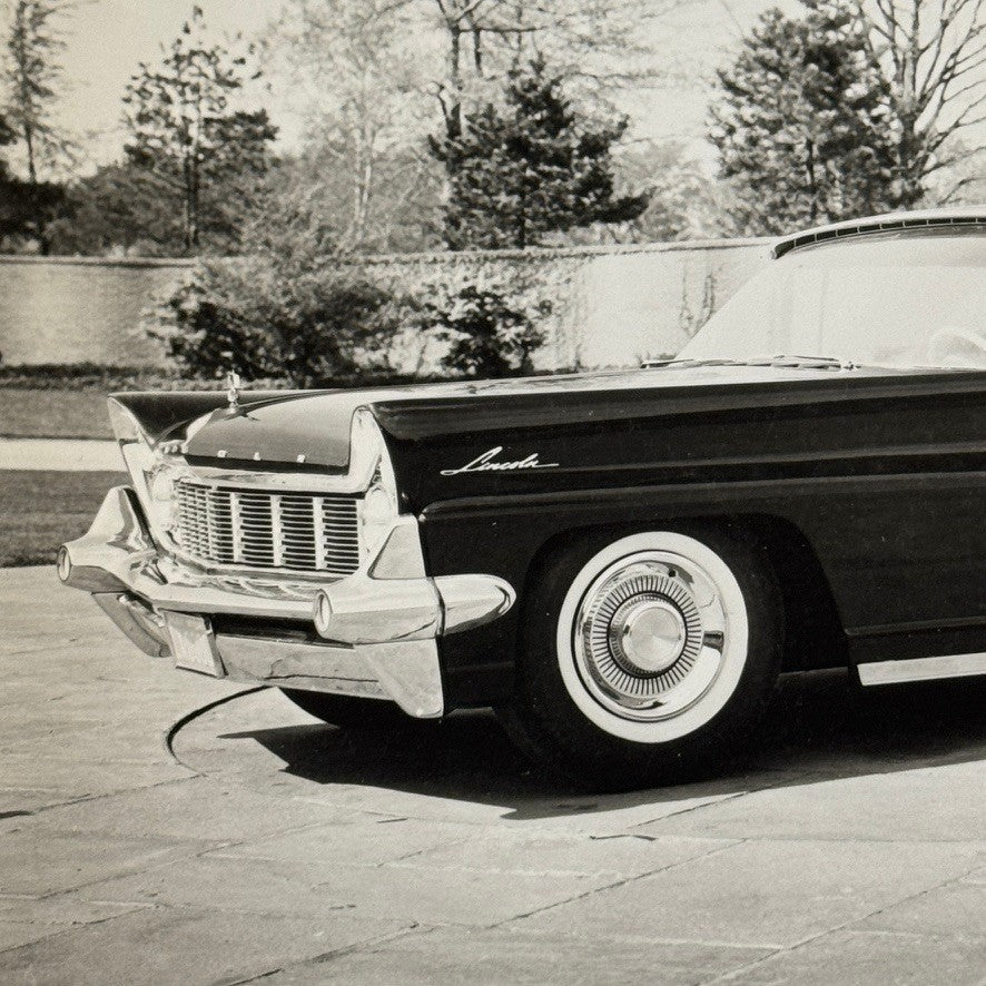 1958 Lincoln Continental Mark III Convertible Car Vintage Image Modern Print