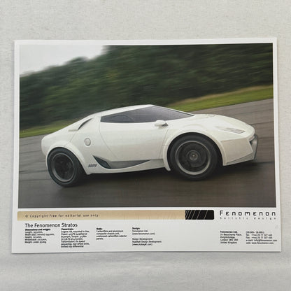 Fenomenon Stratos Concept Car Press Kit Lancia Stratos CD